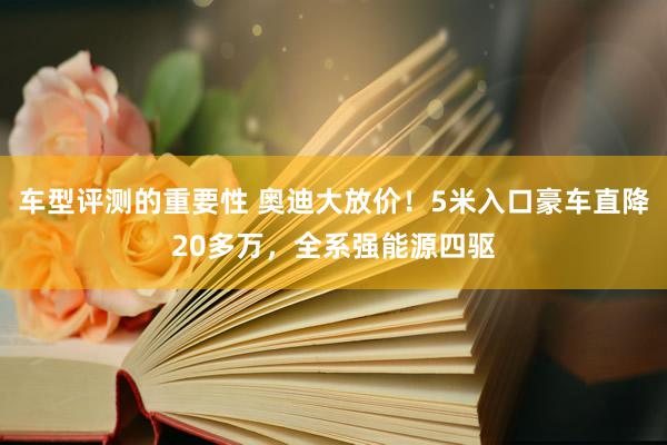 车型评测的重要性 奥迪大放价！5米入口豪车直降20多万，全系强能源四驱