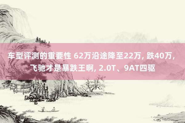 车型评测的重要性 62万沿途降至22万, 跌40万, 飞驰才是暴跌王啊, 2.0T、9AT四驱